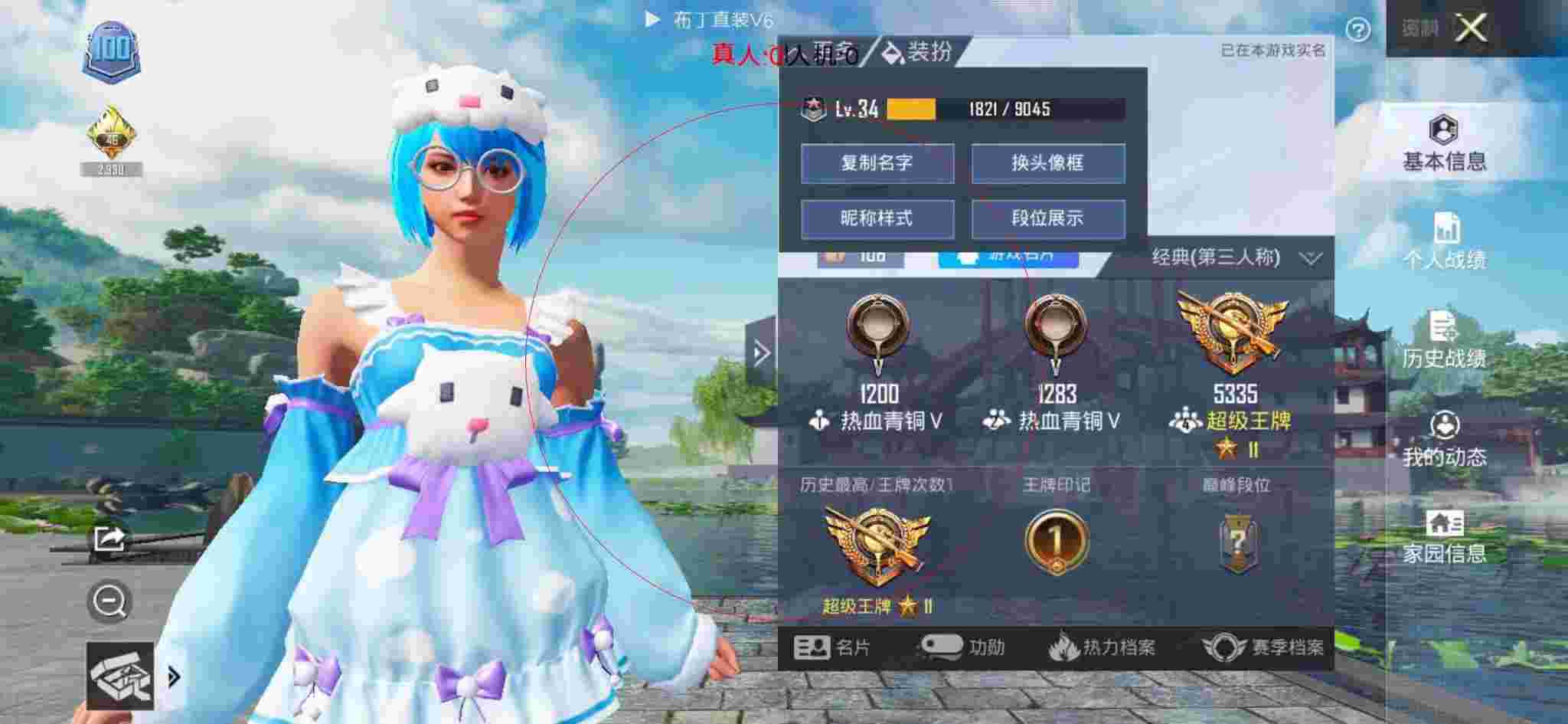 和平精英布丁直装透视 - 和平精英-和平辅助卡通形象图片高清辅助预览图